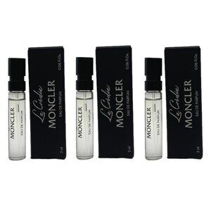 3X Moncler La Cordee EDP Parfum Spray Sample 2ml/0.006oz Each